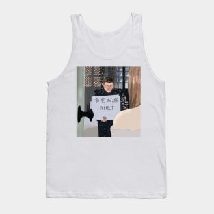 "To me you are Perfect" - Holiday Illustration Tank Top